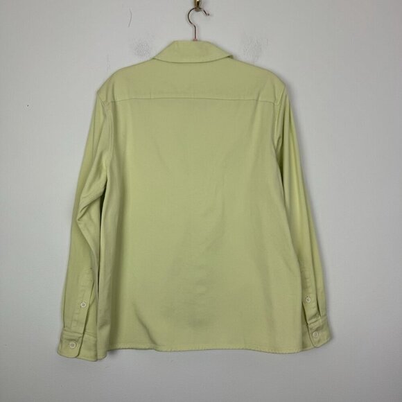 Zara Men’s Light Green Lightweight Denim Button Down Shirt Size Medium NWT - Picture 5 of 5